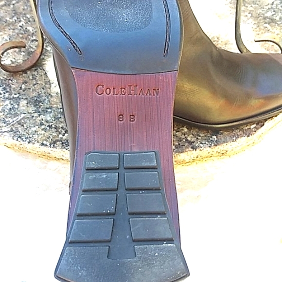 !!!!SOLD!!!!! Cole Haan Chocolate Brown Ankle Boots - Picture 10 of 10
